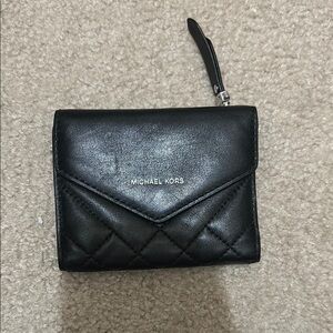Michael Kors Black Quilted Wallet